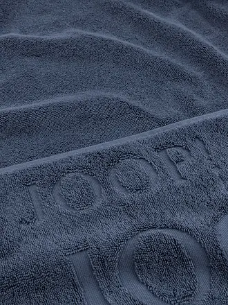 JOOP | Handtuch 50x100cm STUDIO REPEAT Platin | dunkelblau